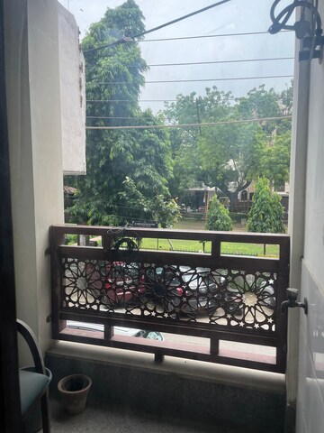 Balcony in 1 BHK Builder Floor at Freedom Fighters Enclave – for Rent