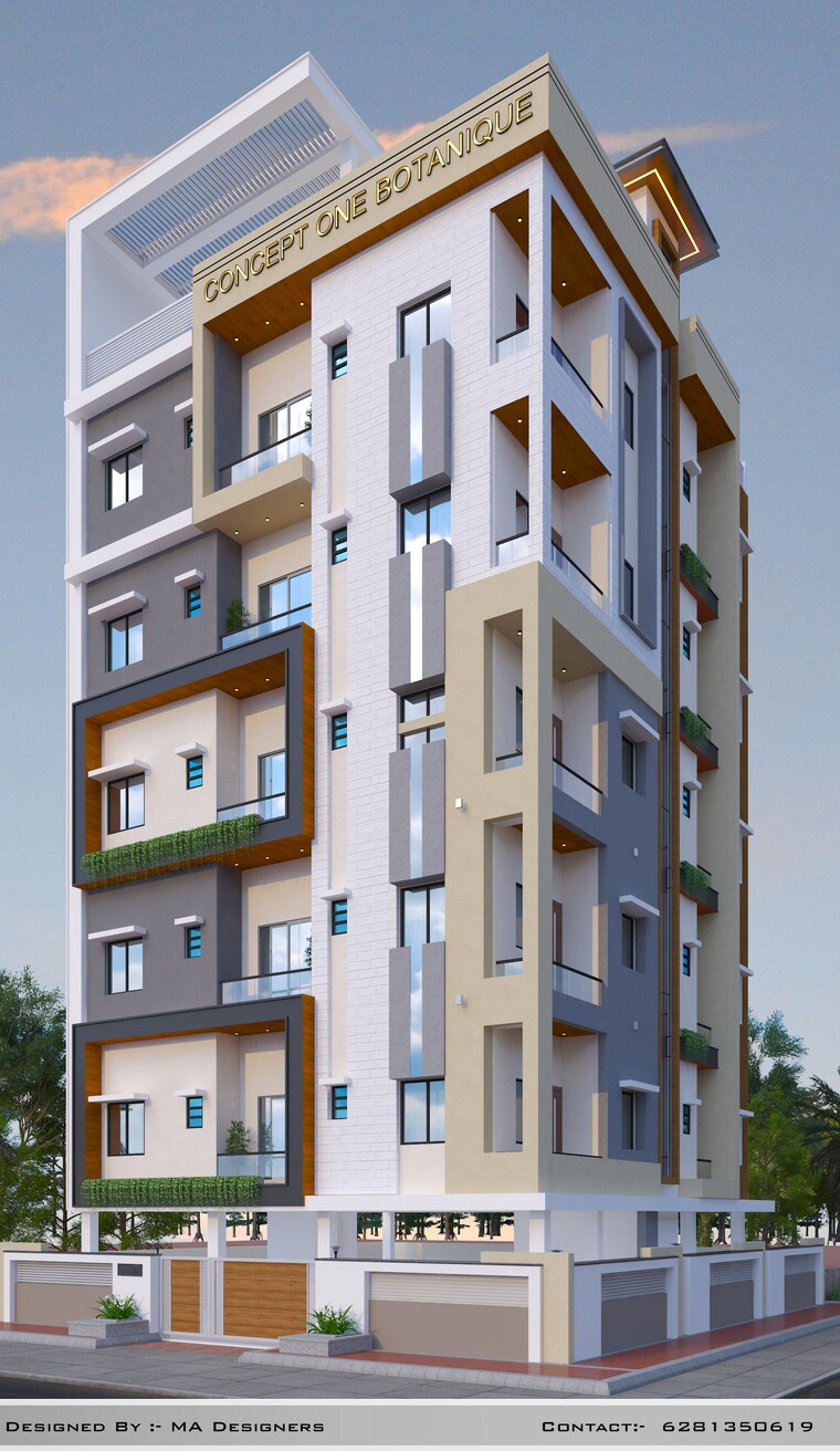 Exterior View, sun city 3 Bedroom 1357 Sq.Ft. Apartment In Sun City Hyderabad 9090137