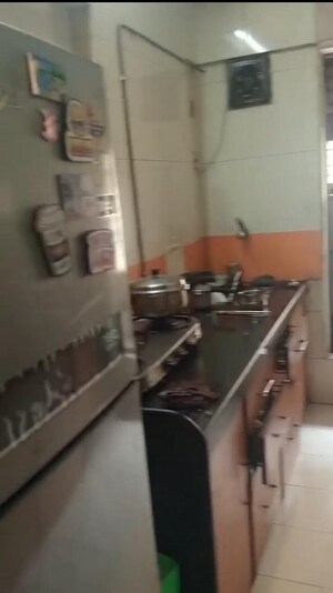 Kitchen in 1 BHK Apartment at Mayuresh Srishti, Bhandup West – for Sale