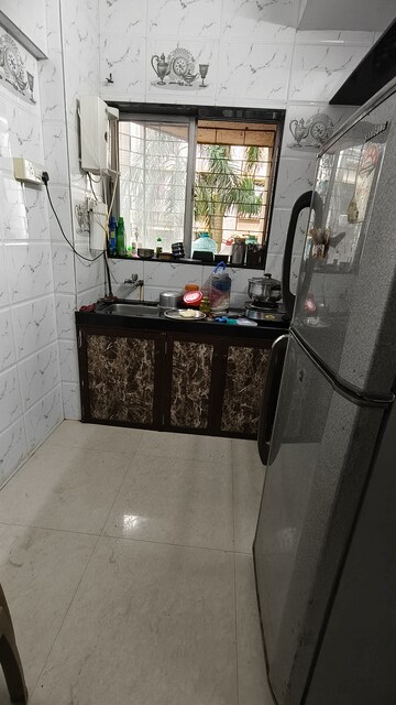Kitchen in 1 RK Apartment at Satellite Garden, Goregaon East – for Rent
