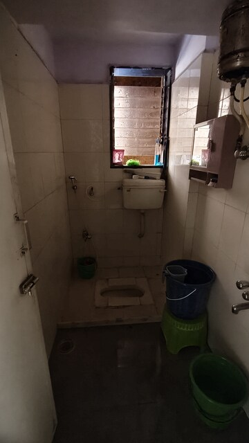 Bathroom in 1 RK Apartment at Satellite Garden, Goregaon East – for Rent