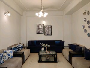 Living Room in 3 BHK Penthouse at Gaur Green City, Indrapuram – for Sale