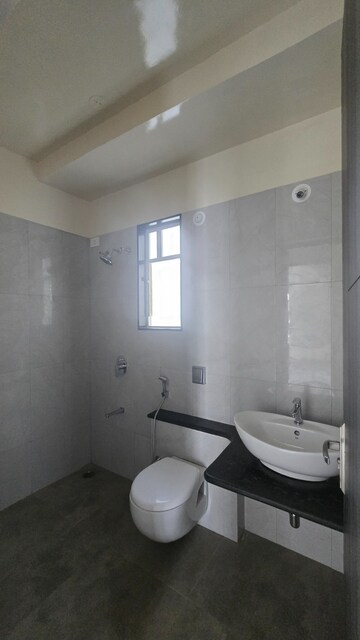 Bathroom in 3 BHK Apartment at Nyati Era, Dhanori – for Rent