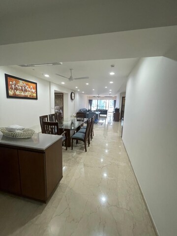 Building Lobby in 4 BHK Apartment at Raiaskaran Parthenon, Andheri West – for Rent