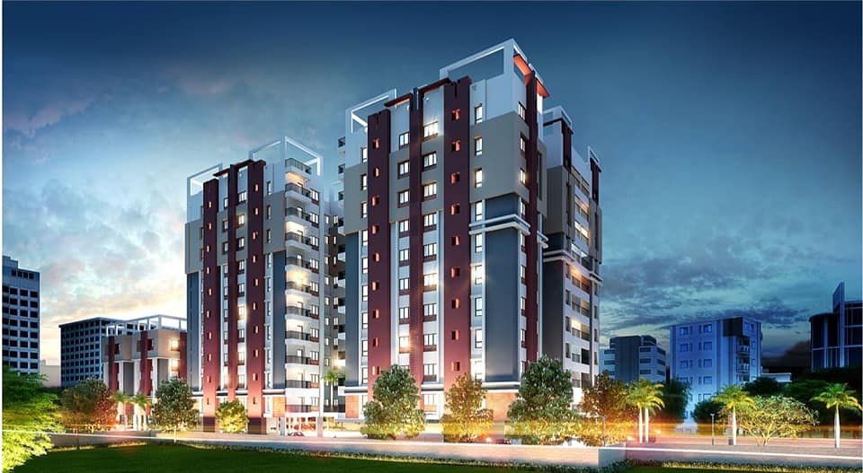 3 BHK + Study Room Apartment For Sale in GLS Ruposi Bangla