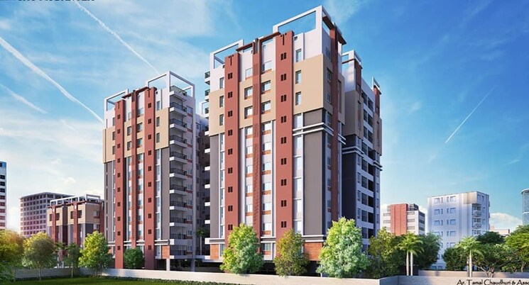 Exterior View, gls-ruposi-bangla 3 Bedroom 1359 Sq.Ft. Apartment In New Town Action Area 1 Kolkata 9090418