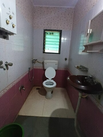 Bathroom in 2 BHK Apartment at Kharigaon – for Rent