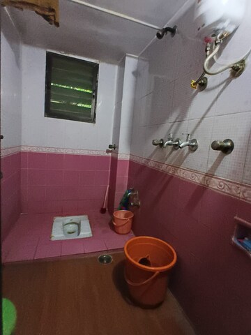 Bathroom in 2 BHK Apartment at Kharigaon – for Rent