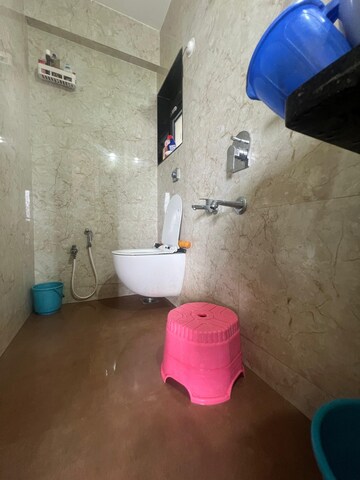 Bathroom in 1 BHK Apartment at Kharigaon – for Sale