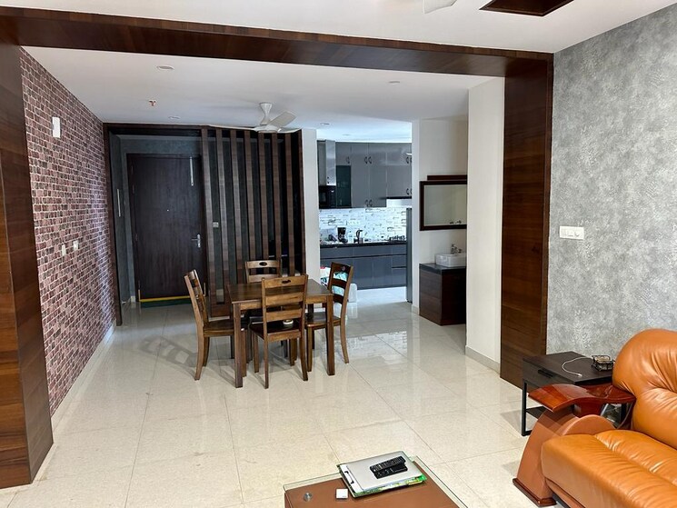 Dining area, prestige-high-fields 3 Bedroom 1742 Sq.Ft. Apartment In Gachibowli Hyderabad 9090508