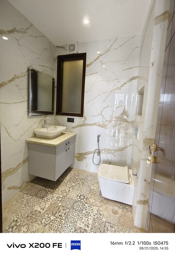 Bathroom in 2 BHK Builder Floor at Freedom Fighters Enclave – for Rent