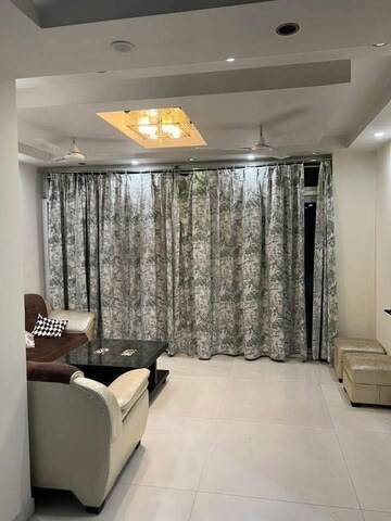 Living Room in 1 BHK Builder Floor at Freedom Fighters Enclave – for Rent