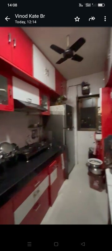 Kitchen in 1 BHK Apartment at Sampada Heights, Parel – for Sale