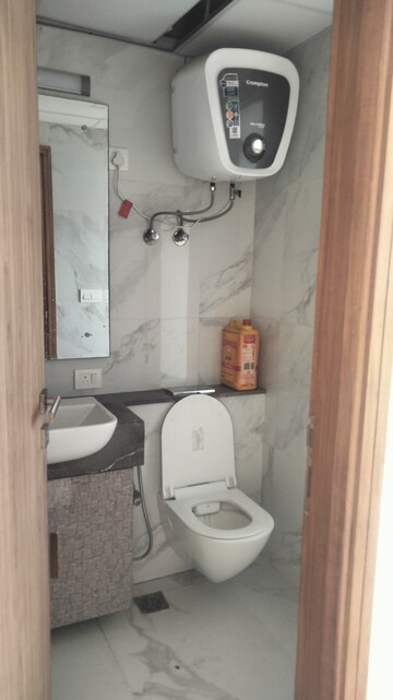 Bathroom in 3 BHK Apartment at Shapoorji Pallonji Joyville Gurgaon, Sector 102 – for Rent