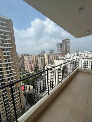 Balcony in 3 BHK Apartment at Amrapali Crystal Homes, Sector 76 – for Rent