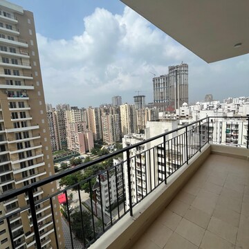 Balcony in 3 BHK Apartment at Amrapali Crystal Homes, Sector 76 – for Rent