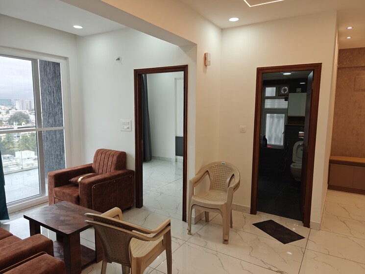 Living Room, g-corp-the-icon 3 Bedroom 2050 Sq.Ft. Apartment In Thanisandra Main Road Bangalore 9090590
