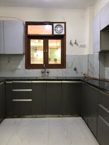 Kitchen in 2 BHK Builder Floor at Chattarpur – for Rent