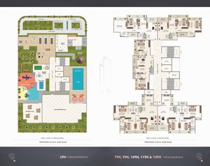 Master Plan in 2 BHK Apartment at AK Sapphire, Kharghar – for Sale