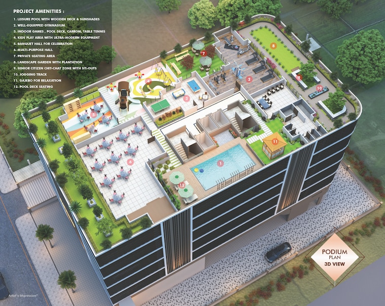 Balcony, ak-sapphire 2 Bedroom 1300 Sq.Ft. Apartment In Kharghar Navi Mumbai 9090690