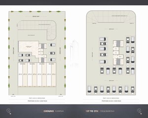 Floor Plan in 2 BHK Apartment at AK Sapphire, Kharghar – for Sale