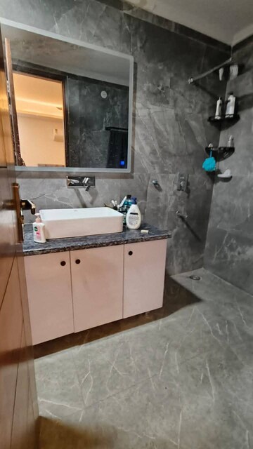 Bathroom in 3 BHK Builder Floor at Saket – for Rent