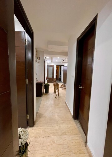 Building Lobby in 3 BHK Builder Floor at Chattarpur – for Rent