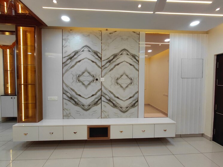 Living Room, brigade-citadel 3 Bedroom 1583 Sq.Ft. Apartment In Moti Nagar Hyderabad 9090700