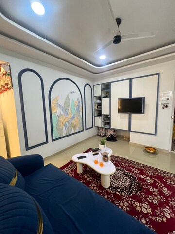 Living Room in 1 BHK Apartment at Kharigaon – for Sale