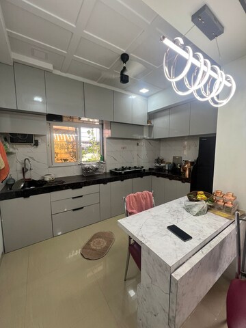 Kitchen in 1 BHK Apartment at Kharigaon – for Sale