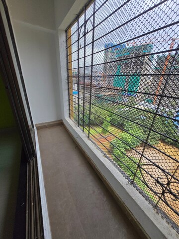 Balcony in 3 BHK Apartment at Wadhwa TW Gardens, Kandivali East – for Rent