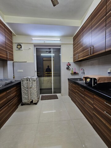 Kitchen in 4 BHK Apartment at Oberoi Sky City, Borivali East – for Rent