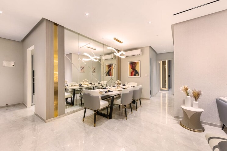 Living Room, lnt-island-cove 3 Bedroom 1123 Sq.Ft. Apartment In Mahim Mumbai 9090923