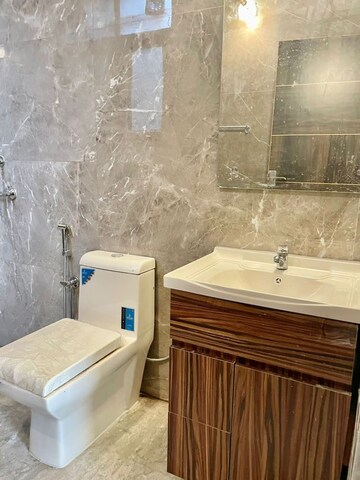 Bathroom in 3 BHK Builder Floor at Palam Vihar – for Rent
