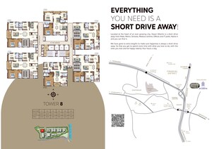 Master Plan in 3.5 BHK Apartment at Vasavi Atlantis, Narsingi – for Sale