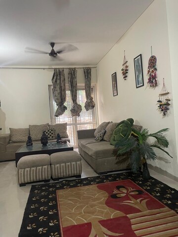 Living Room in 3 BHK Builder Floor at BPTP Elite Floors, Sector 83 – for Rent