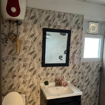 Bathroom in 3 BHK Apartment at Elite Golf Green, Sector 79 – for Rent