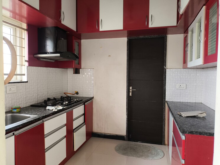 Kitchen, my-home-vihanga 2 Bedroom 1275 Sq.Ft. Apartment In Gachibowli Hyderabad 9081308