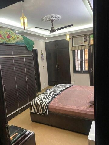 Bedroom in 2 BHK Builder Floor at Freedom Fighters Enclave – for Rent