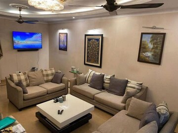 Living Room in 2 BHK Builder Floor at Freedom Fighters Enclave – for Rent