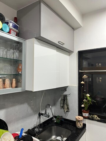 Kitchen in 4 BHK Apartment at Grandeur Tower, Borivali East – for Sale