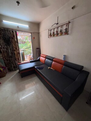 Living Room in 1 BHK Apartment at Citi Shelter Avenue, Ulwe – for Sale