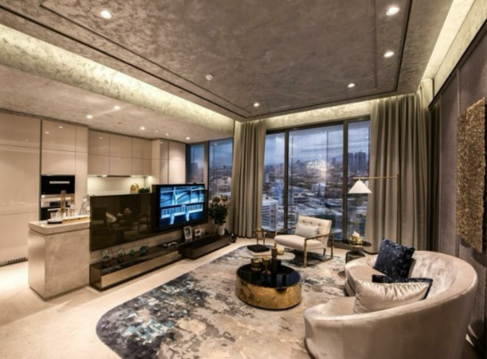 4 BHK + Pooja Room,Extra Room Apartment For Rent in Rustomjee Crown