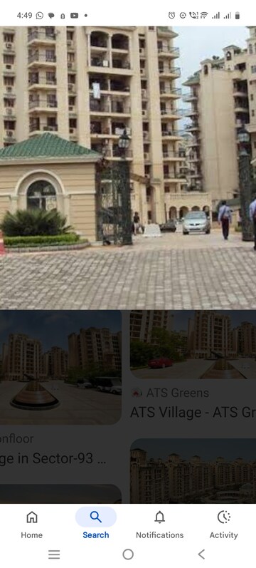 3 BHK Apartment For Rent in ATS Green Village, Sector 93a