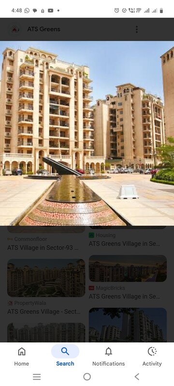 3 BHK Apartment – Exterior View View at ATS Green Village, Sector 93a - for Rent