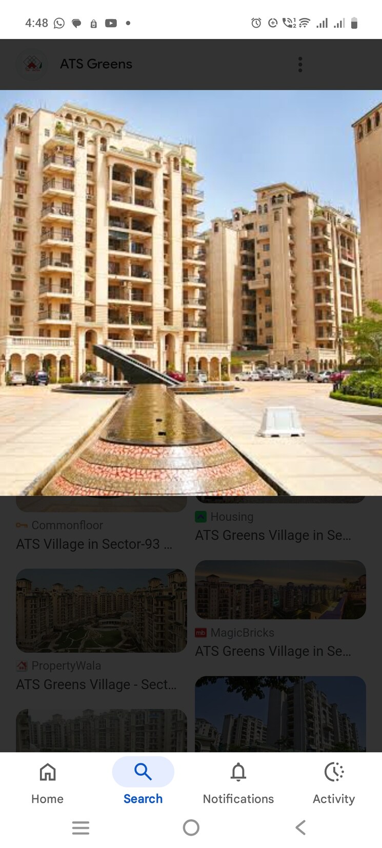 Exterior View, ats-green-village 3 Bedroom 1500 Sq.Ft. Apartment In Sector 93a Noida 9091455