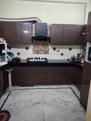Kitchen in 3 BHK Builder Floor at Kavi Nagar Block J – for Sale