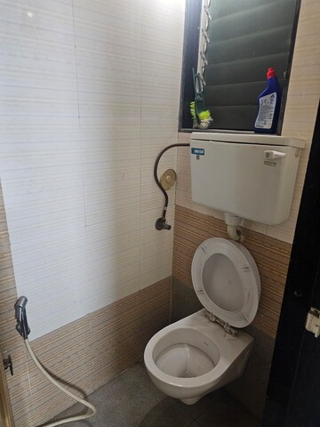 Bathroom in 1 BHK Apartment at Krishna Heights Ghansoli, Ghansoli – for Sale