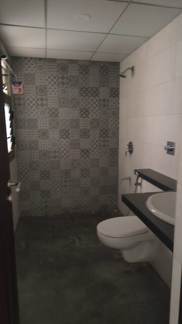 Bathroom in 3 BHK Apartment at Sobha Palm Courts, Kogilu – for Rent