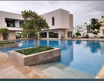 Swimming Pool in 3 BHK Apartment at Sobha Palm Courts, Kogilu – for Rent